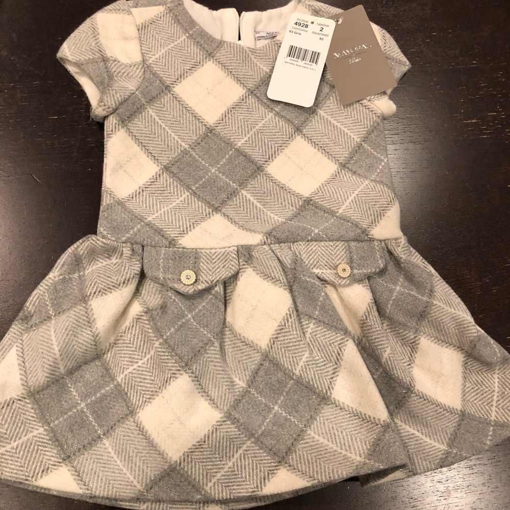 New size 2 wool lined Mayoral dress